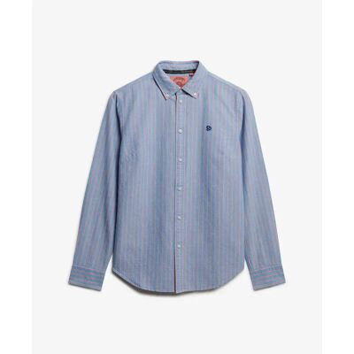 Langarmshirt Damen Superdry Oxford Bleu XS female Langarmshirt Damen Superdry Oxford Bleu XS female
