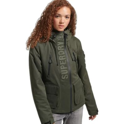 Wasserdichte Mikrofaserjacke Frau Superdry Wind Ultimate Vert S female Wasserdichte Mikrofaserjacke Frau Superdry Wind Ultimate Vert S female