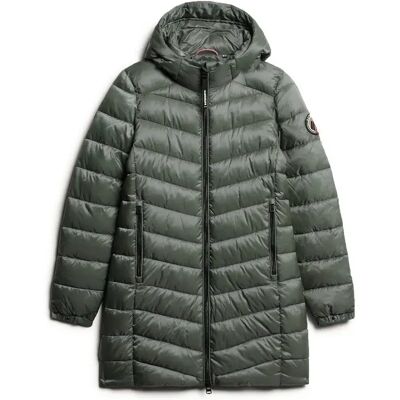 Daunenjacke mit Kapuze, Damen Superdry Fuji Bleu 2XS female Daunenjacke mit Kapuze, Damen Superdry Fuji Bleu 2XS female