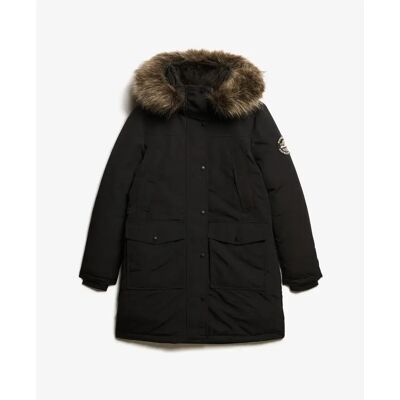 Damenparka aus Kunstfell Superdry Everest Noir L female Damenparka aus Kunstfell Superdry Everest Noir L female