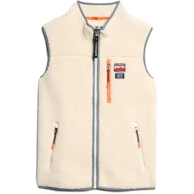 Fleece für Damen Superdry Outdoor Beige 2XS female Fleece für Damen Superdry Outdoor Beige 2XS female