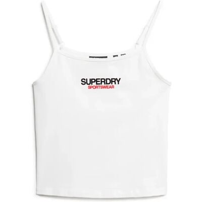 Superdry W6011836A Baumwoll ärmlös Freizeit-T-Shirt Superdry W6011836A Baumwoll ärmlös Freizeit-T-Shirt