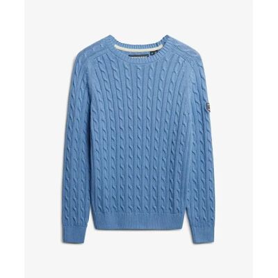 Pullover Damen Superdry Bleu L female Pullover Damen Superdry Bleu L female