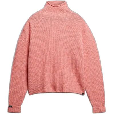 Damen Pullover mit Stehkragen Superdry Rouge XS female Damen Pullover mit Stehkragen Superdry Rouge XS female