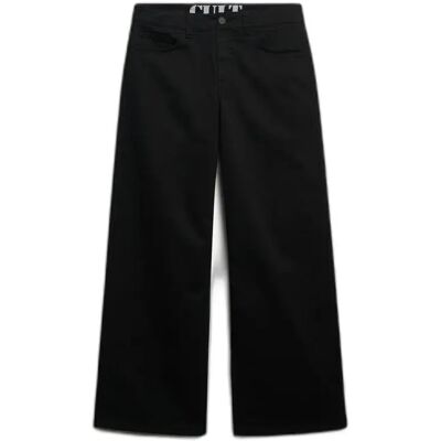 Damen Baggy-Chinohose Superdry Noir 26x32 female Damen Baggy-Chinohose Superdry Noir 26x32 female