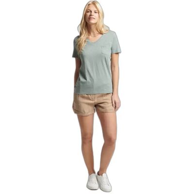 Shorts für Damen Superdry Beige S female Shorts für Damen Superdry Beige S female