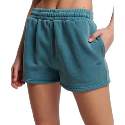 Verwaschene Jogginghose Damen Superdry Vintage Turquoise S female Verwaschene Jogginghose Damen Superdry Vintage Turquoise S female