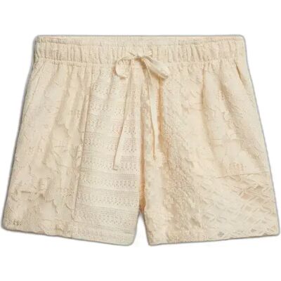 Shorts für Damen Superdry Lace Beach Blanc XS female Shorts für Damen Superdry Lace Beach Blanc XS female