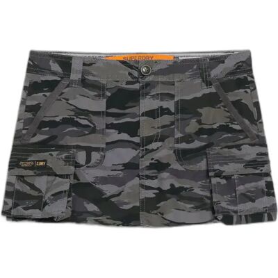Minirock Frau Superdry Utility Parachute Gris XS female Minirock Frau Superdry Utility Parachute Gris XS female