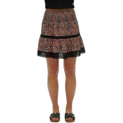 Minirock Damen Superdry Noir M female Minirock Damen Superdry Noir M female