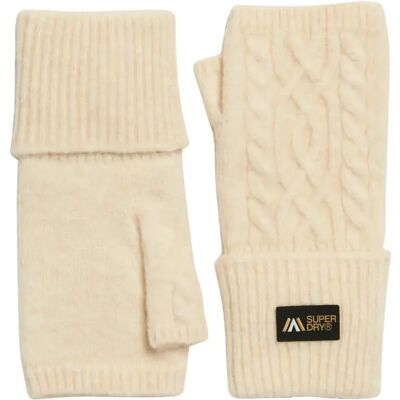 Handwärmer Frau Superdry Cable Luxe Blanc TU female Handwärmer Frau Superdry Cable Luxe Blanc TU female