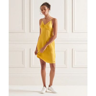Damen Miederkleid Superdry Cupro Jaune 38 female Damen Miederkleid Superdry Cupro Jaune 38 female