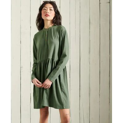 Damen-Jersey-Kleid Superdry Vert 40 female Damen-Jersey-Kleid Superdry Vert 40 female