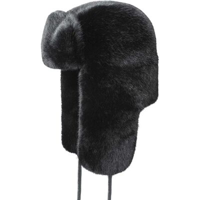Kapuze aus Kunstpelz Kangol Schwarz S unisex Kapuze aus Kunstpelz Kangol Schwarz S unisex