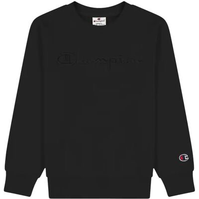 Sweatshirt Kind Champion Cml Logo Noir 9/10 ans male Sweatshirt Kind Champion Cml Logo Noir 9/10 ans male