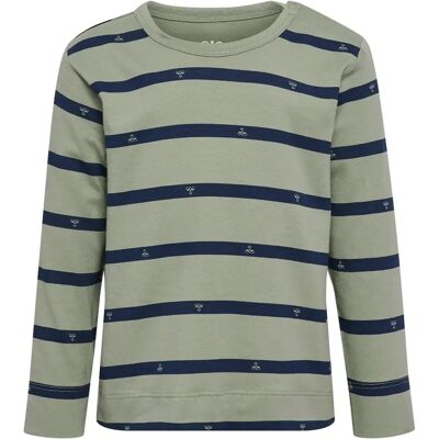 Langarm-T-Shirt für Babys Hummel Vert 15/18 mois unisex Langarm-T-Shirt für Babys Hummel Vert 15/18 mois unisex