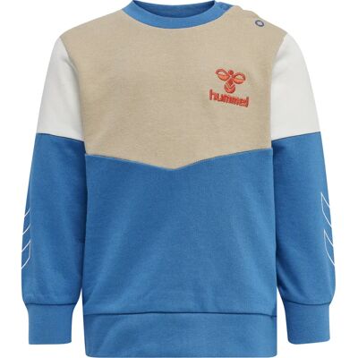Sweatshirt für Baby-Jungen Hummel Finn Bleu 6/9 mois male Sweatshirt für Baby-Jungen Hummel Finn Bleu 6/9 mois male