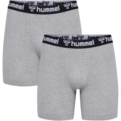 Boxershorts Hummel (x2) Gris L male Boxershorts Hummel (x2) Gris L male