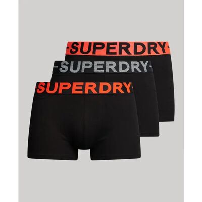 Boxershorts aus Bio-Baumwolle Superdry (x3) Noir L male Boxershorts aus Bio-Baumwolle Superdry (x3) Noir L male