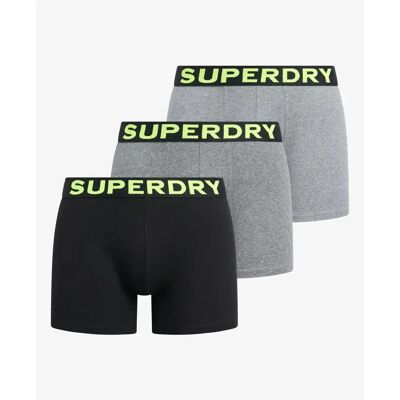 Unterhose Superdry (x3) Gris L male Unterhose Superdry (x3) Gris L male