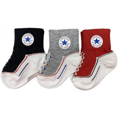 Gestreifte Socken, Baby Converse (x3) Noir 4/5 ans unisex Gestreifte Socken, Baby Converse (x3) Noir 4/5 ans unisex