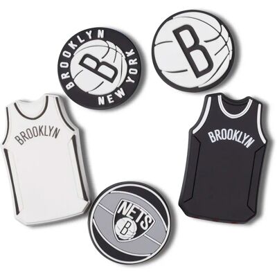 Jibbitz Crocs NBA Brooklyn Nets Noir TU unisex Jibbitz Crocs NBA Brooklyn Nets Noir TU unisex