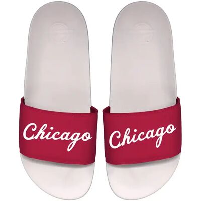 ISlide Chicago Bulls Schlappen Two Tone Blanc 39/40 unisex ISlide Chicago Bulls Schlappen Two Tone Blanc 39/40 unisex