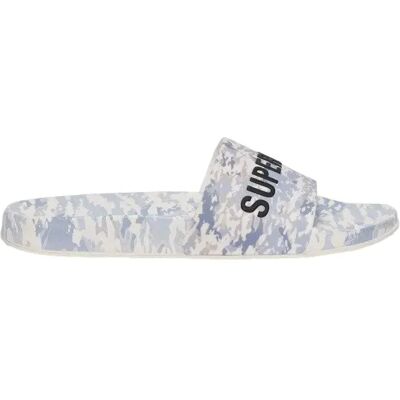 Slides Superdry Camo Print Pool Blanc 10/11 ans male Slides Superdry Camo Print Pool Blanc 10/11 ans male