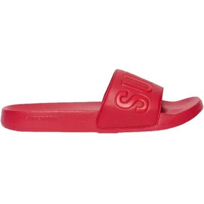 Slides Superdry Code Core Pool Rouge 12/13 ans male Slides Superdry Code Core Pool Rouge 12/13 ans male