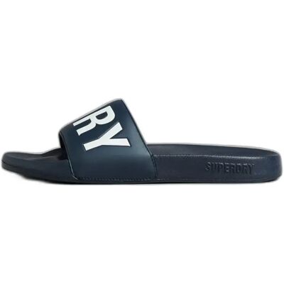Slides Superdry Code Core Vegan Pool Slide Bleu S male Slides Superdry Code Core Vegan Pool Slide Bleu S male