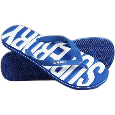 Vegane Flip-Flops Superdry Bleu 40/41 male Vegane Flip-Flops Superdry Bleu 40/41 male
