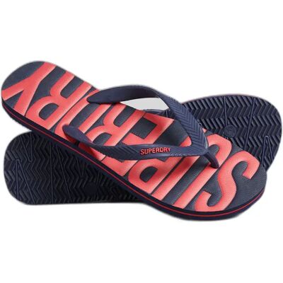 Vegane Flip-Flops Superdry Bleu 40/41 male Vegane Flip-Flops Superdry Bleu 40/41 male