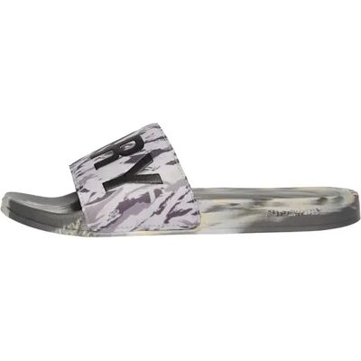 Pool-Slides mit Camouflage-Muster Superdry Gris 40/41 male Pool-Slides mit Camouflage-Muster Superdry Gris 40/41 male