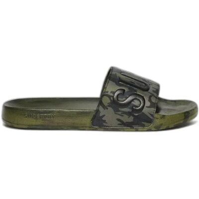 Slides Superdry Core Camo Vert 6/7 ans male Slides Superdry Core Camo Vert 6/7 ans male