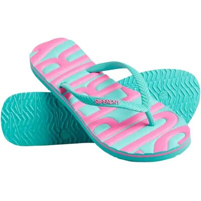 Vegane Flip-Flops für Frauen Superdry Vintage Bleu 36/37 female Vegane Flip-Flops für Frauen Superdry Vintage Bleu 36/37 female