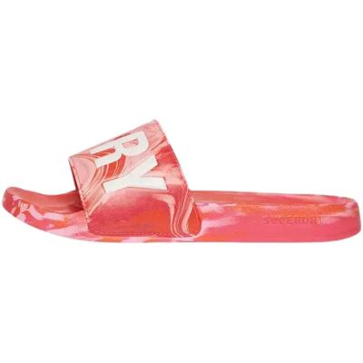 Marmorierte vegane Badesandalen für Mädchen Superdry Rose 3/4 ans female Marmorierte vegane Badesandalen für Mädchen Superdry Rose 3/4 ans female