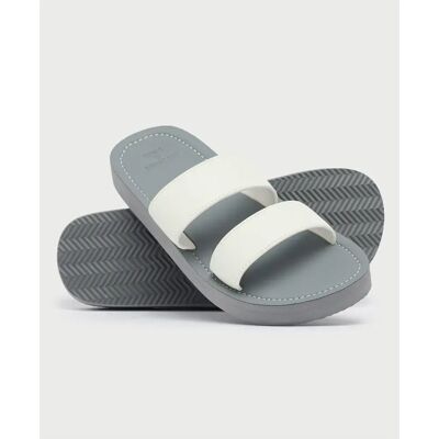 Hochwertige 2-Riemen-Sandalen für Frauen Superdry Blanc S female Hochwertige 2-Riemen-Sandalen für Frauen Superdry Blanc S female