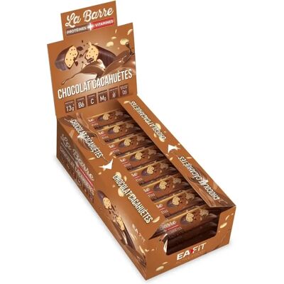 Protein- und Vitaminriegel EA Fit Chocolat Cacahuètes Marron 49 g unisex Protein- und Vitaminriegel EA Fit Chocolat Cacahuètes Marron 49 g unisex