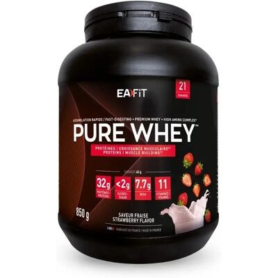 Erdbeer-Protein EA Fit Pure Whey Noir 850 g unisex Erdbeer-Protein EA Fit Pure Whey Noir 850 g unisex