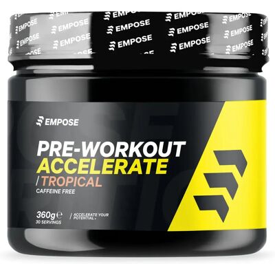 Koffeinfreies Pre-Workout Nahrungsergänzungsmittel Empose Tropical Noir 360 g unisex Koffeinfreies Pre-Workout Nahrungsergänzungsmittel Empose Tropical Noir 360 g unisex