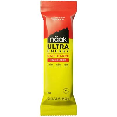Näak Naäk Energieriegel - Einzelsachets mit Beeren- und Nussgeschmack Jaune 50 g unisex Näak Naäk Energieriegel - Einzelsachets mit Beeren- und Nussgeschmack Jaune 50 g unisex