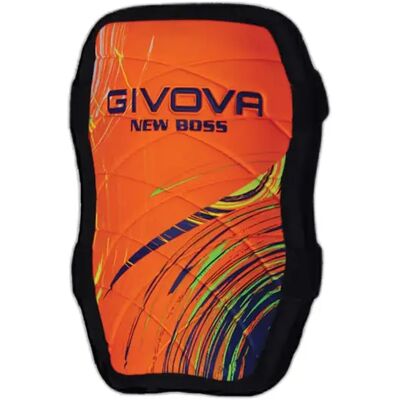 Schienbeinschoner Givova New Boss Orange Adulte unisex Schienbeinschoner Givova New Boss Orange Adulte unisex