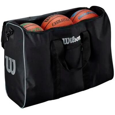 Balltasche für 6 Basketbälle Wilson Noir TU unisex Balltasche für 6 Basketbälle Wilson Noir TU unisex