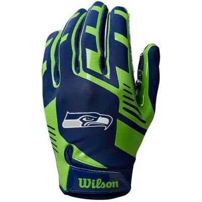 Wilson NFL Stretch Fit Football-Handschuhe - Seattle-Jugend - Footballhandschuhe Wilson NFL Stretch Fit Football-Handschuhe - Seattle-Jugend - Footballhandschuhe