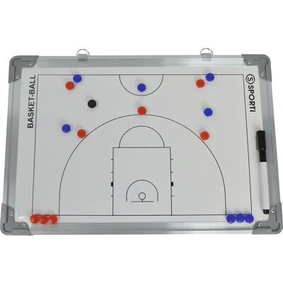 Kleines doppelseitiges Bild Basketball 30x45cm Sporti Weiß TU unisex Kleines doppelseitiges Bild Basketball 30x45cm Sporti Weiß TU unisex
