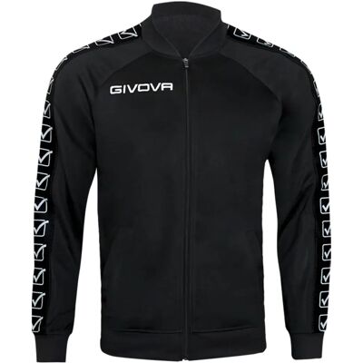 Trainingsjacke mit Streifen Givova College Noir L unisex Trainingsjacke mit Streifen Givova College Noir L unisex