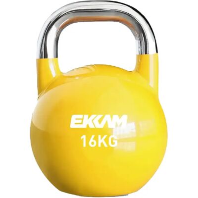 Kettlebell für den Wettkampf Ekkam Jaune 16 kg unisex Kettlebell für den Wettkampf Ekkam Jaune 16 kg unisex
