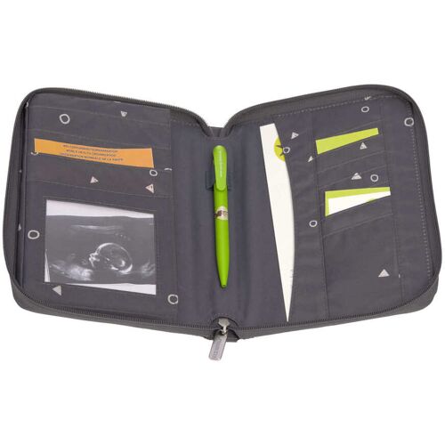 Lässig Mutterpasshülle mit Reißverschluss - Universe Anthracite, Anthrazit