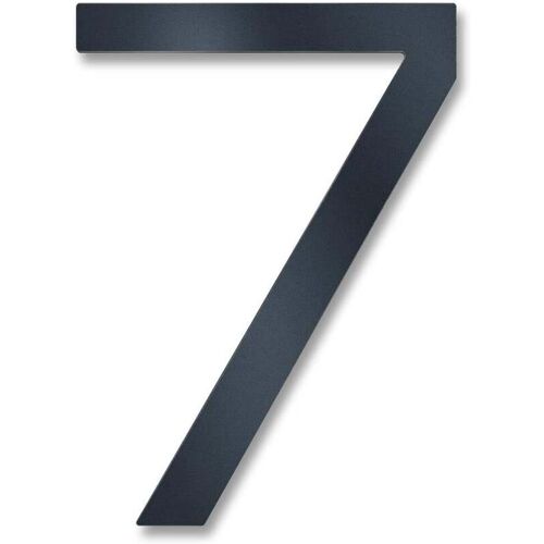 Metzler Hausnummer Edelstahl Modern Anthrazitgrau Höhe 20 cm 7