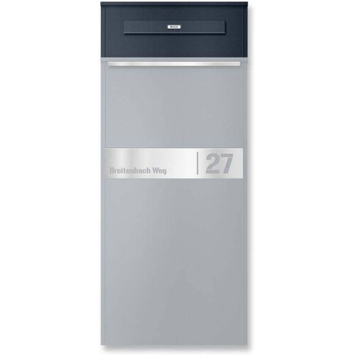 Metzler Brieffach für Paketbox Modellreihe Zivo Renz austauschbares Namensschild